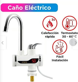 Caño Eléctrico Calentador de agua Premium