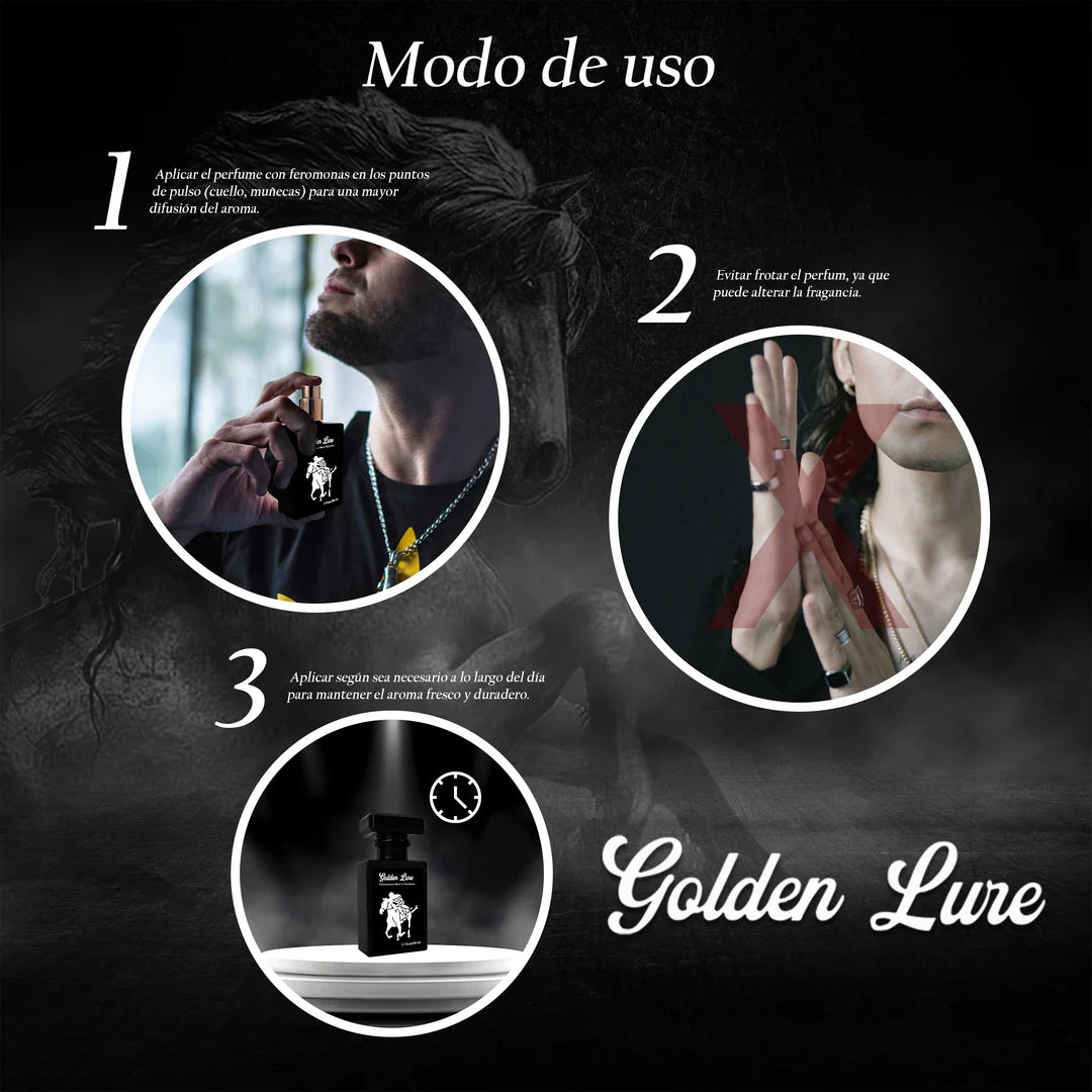 PERFUME GOLDEN LURE CON FEROMONAS