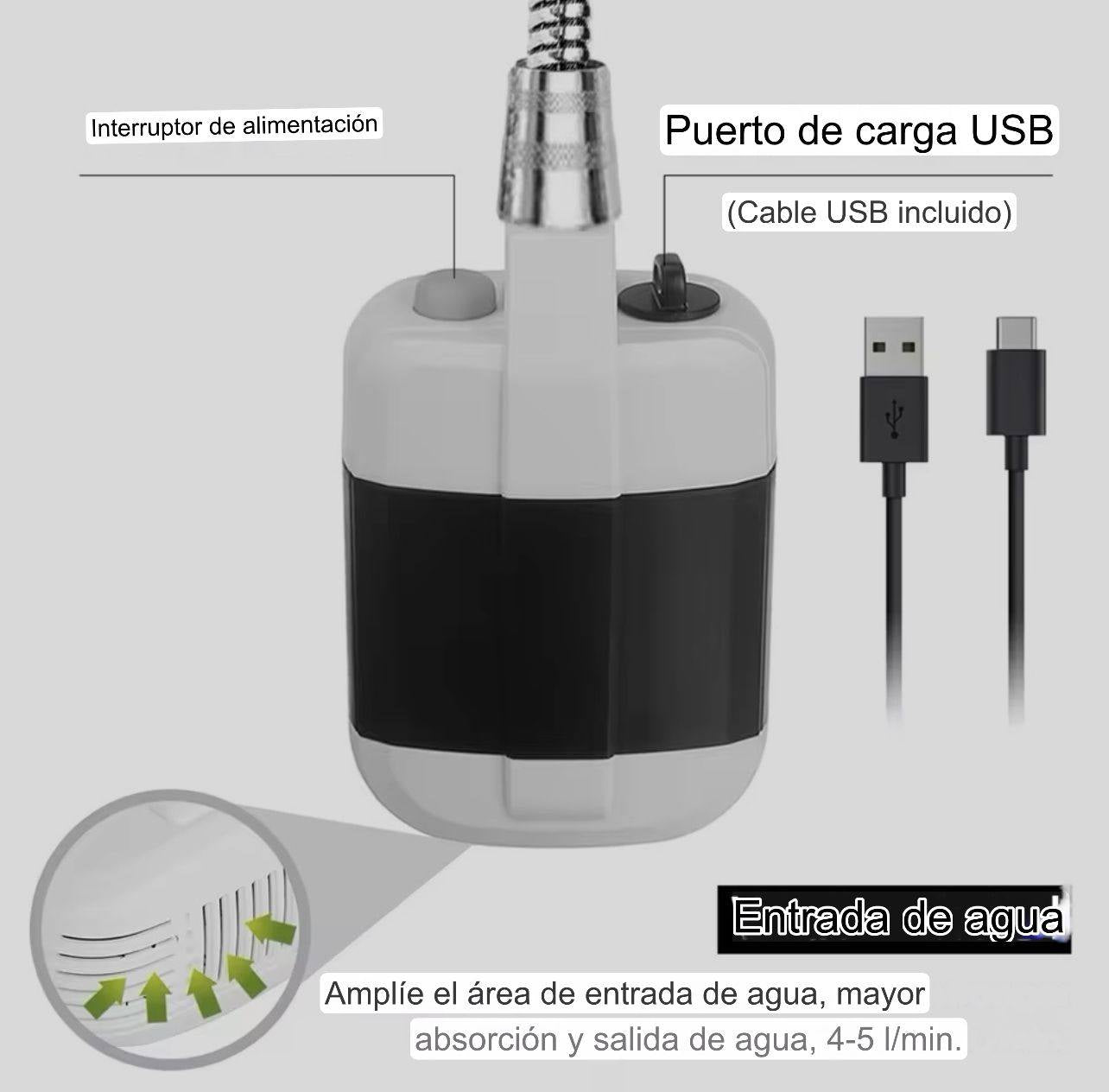 DUCHA PORTÁTIL RECARGABLE PRO
