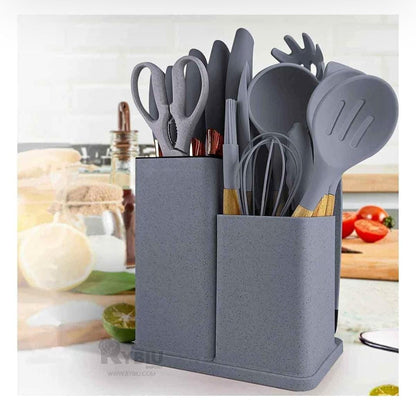 SET DE UTENSILIOS, CUCHILLOS Y TABLA 🥄✂️🔪