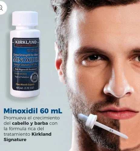 SUPER PACK FACIAL MINOXIDIL LIQUIDO PARA BARBA + REGALO DERMAROLLER